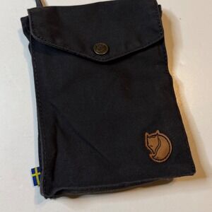 Fjallraven Pocket Crossbody Bag Black G-1000 HeavyDuty Travel Pouch 24221
